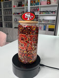 Glass 49ers (16oz) & straw topper