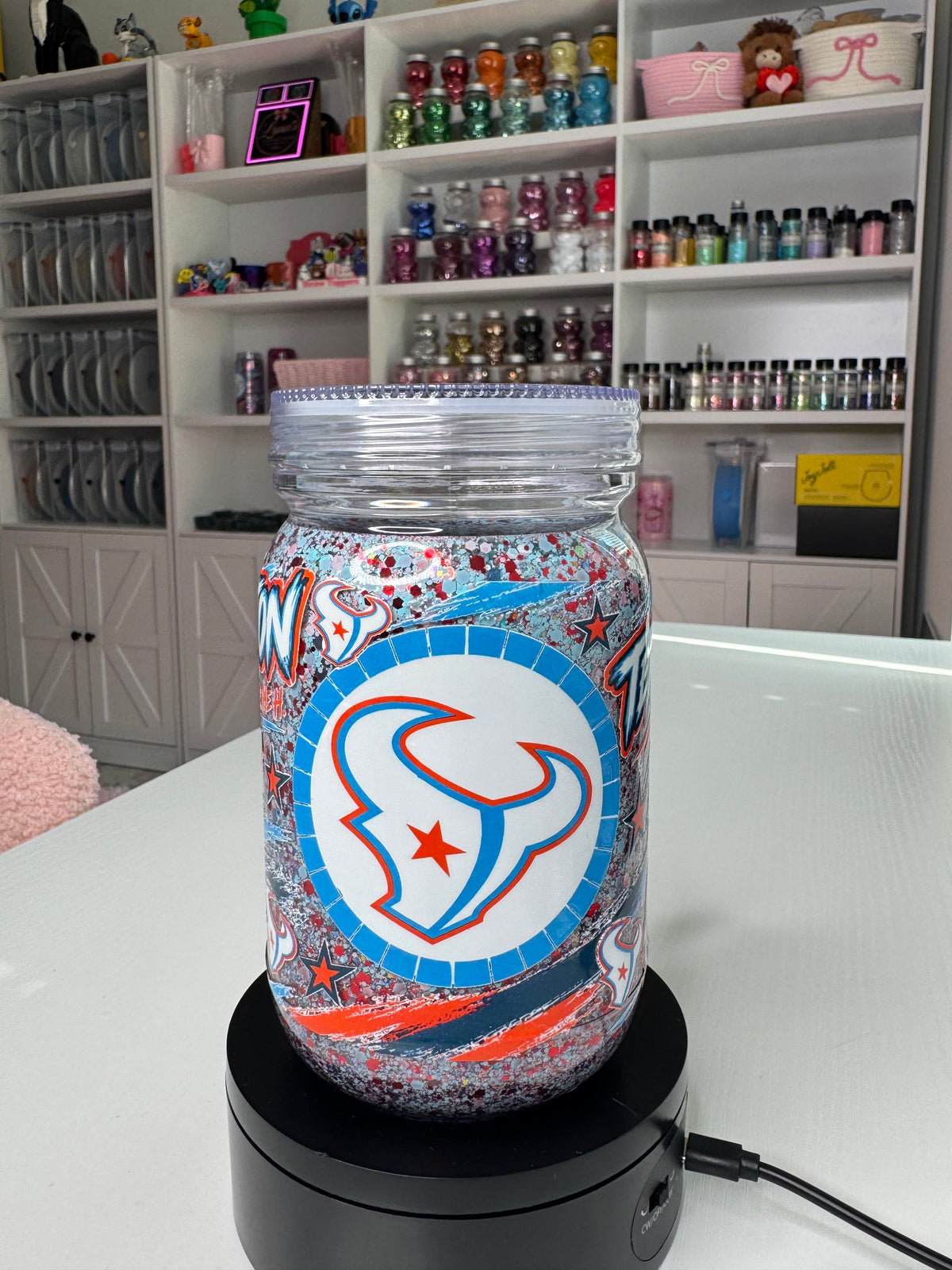 Houston Texans - 20oz Mason Jar