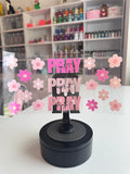 Pray on it, pray over it, pray through it
