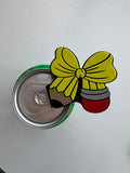 Pencil Bow Can Opener Keychain