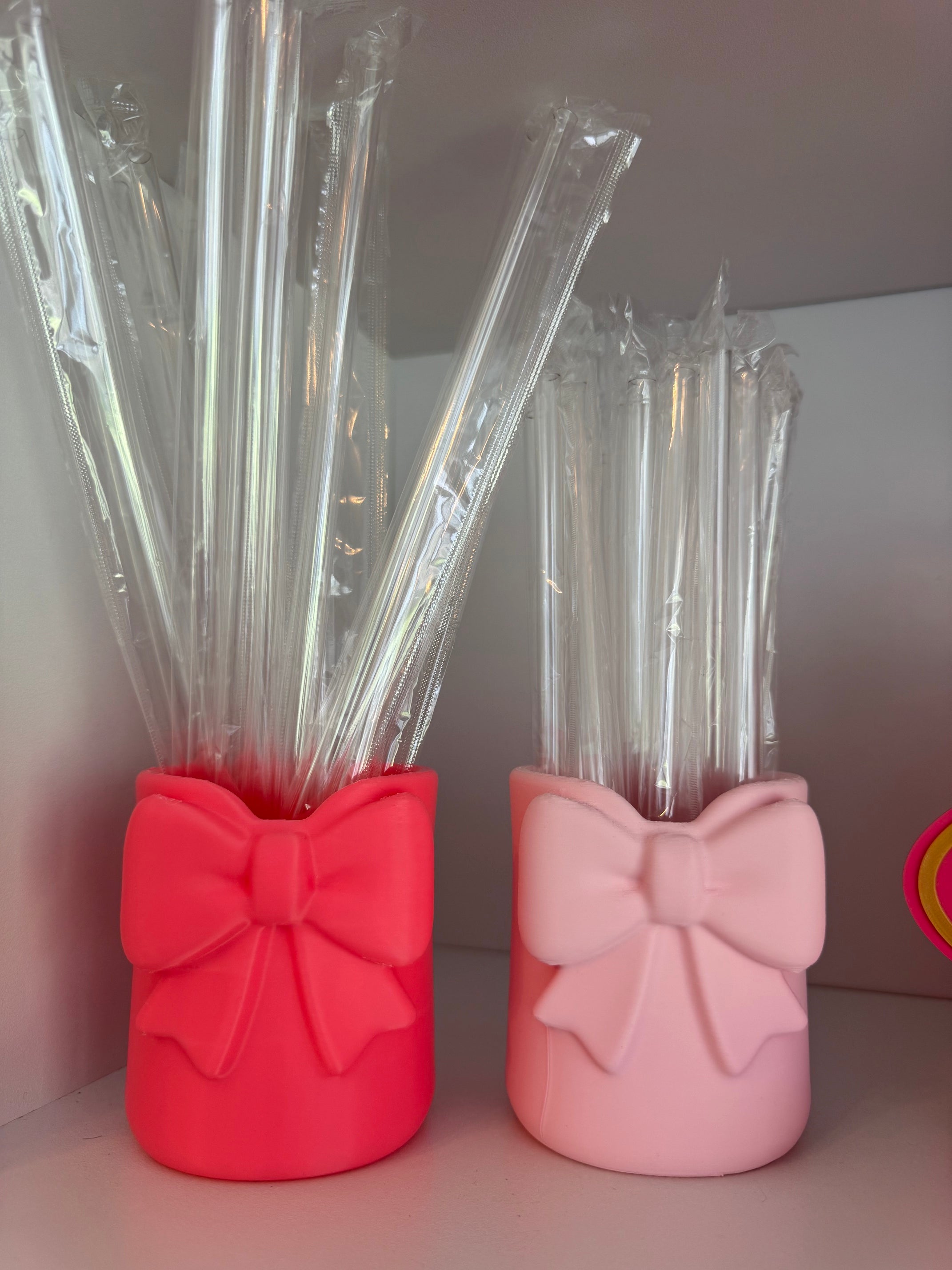 Bow Pencil, Straw, Makeup Holder