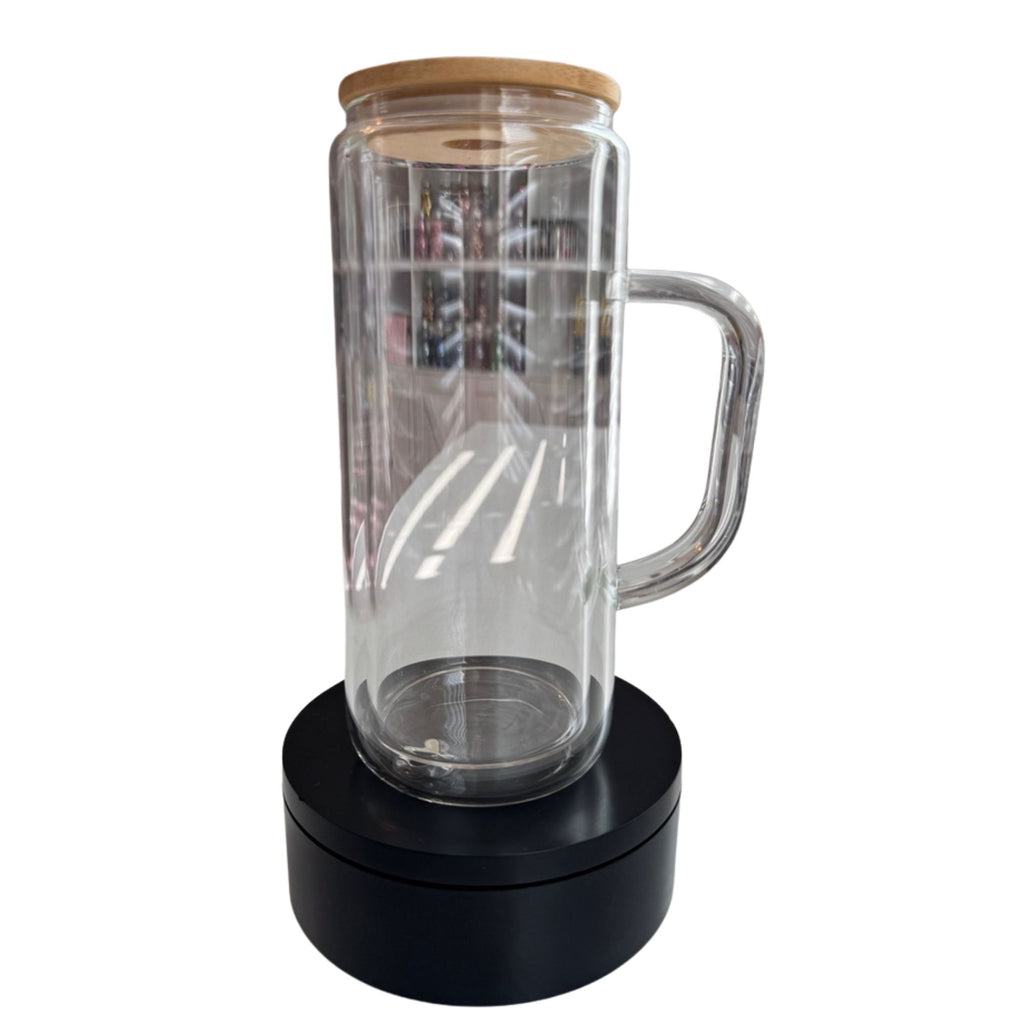 Custom Glass Cup (20oz) with FREE Engraving